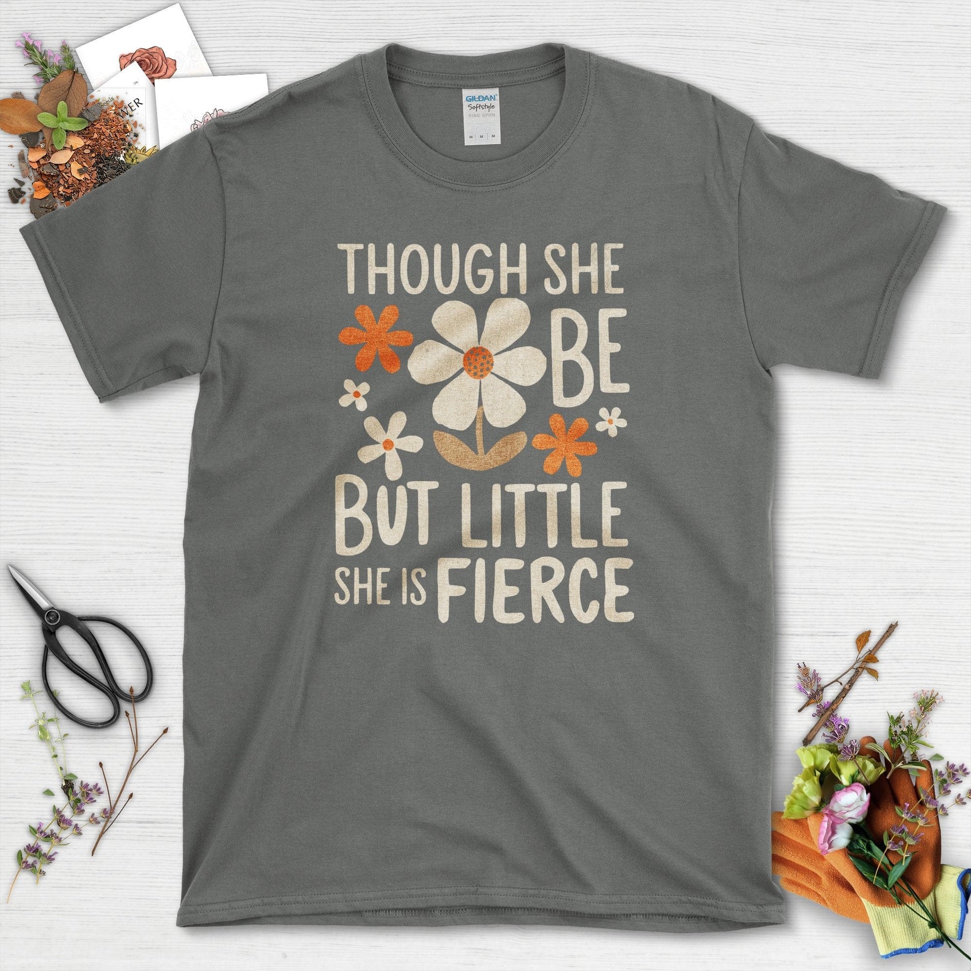 She Is Fierce T-Shirt Charcoal / S T-Shirt