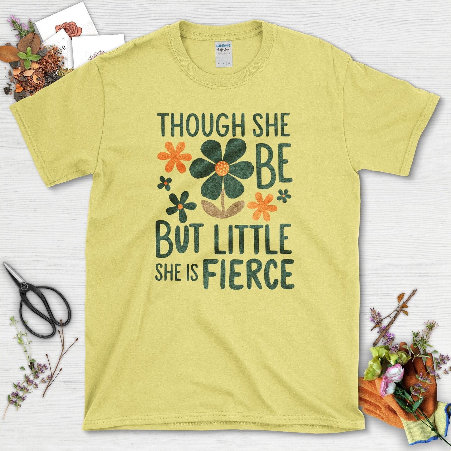 She Is Fierce T-Shirt Cornsilk / S T-Shirt