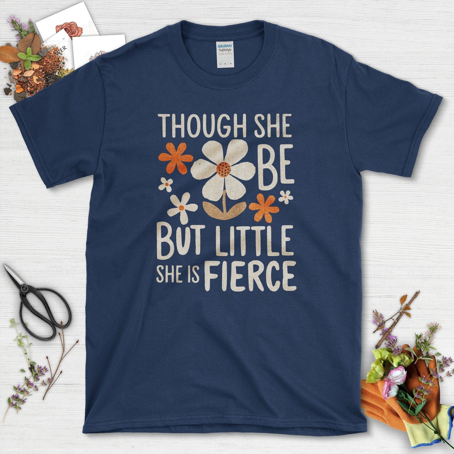 She Is Fierce T-Shirt Navy / S T-Shirt