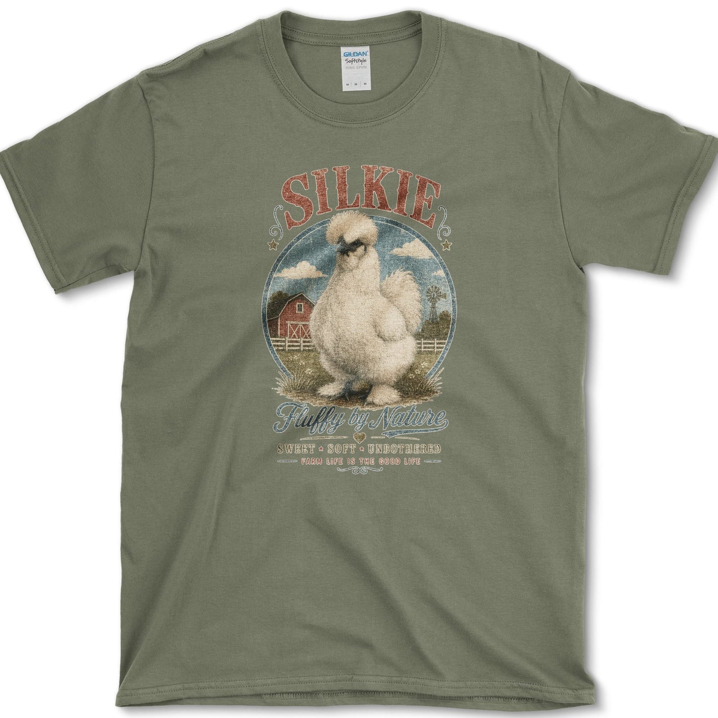 Silkie T-Shirt Military Green / S Essential Tees