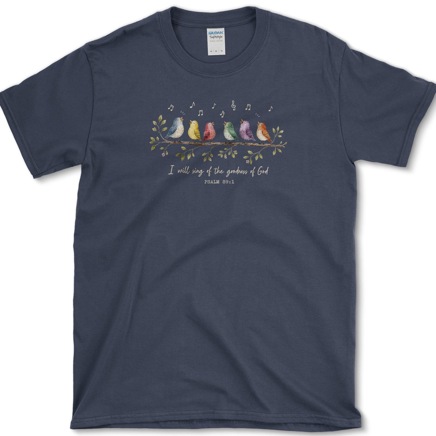 Sing of the Goodness of God T-Shirt S / Navy Essential Tees
