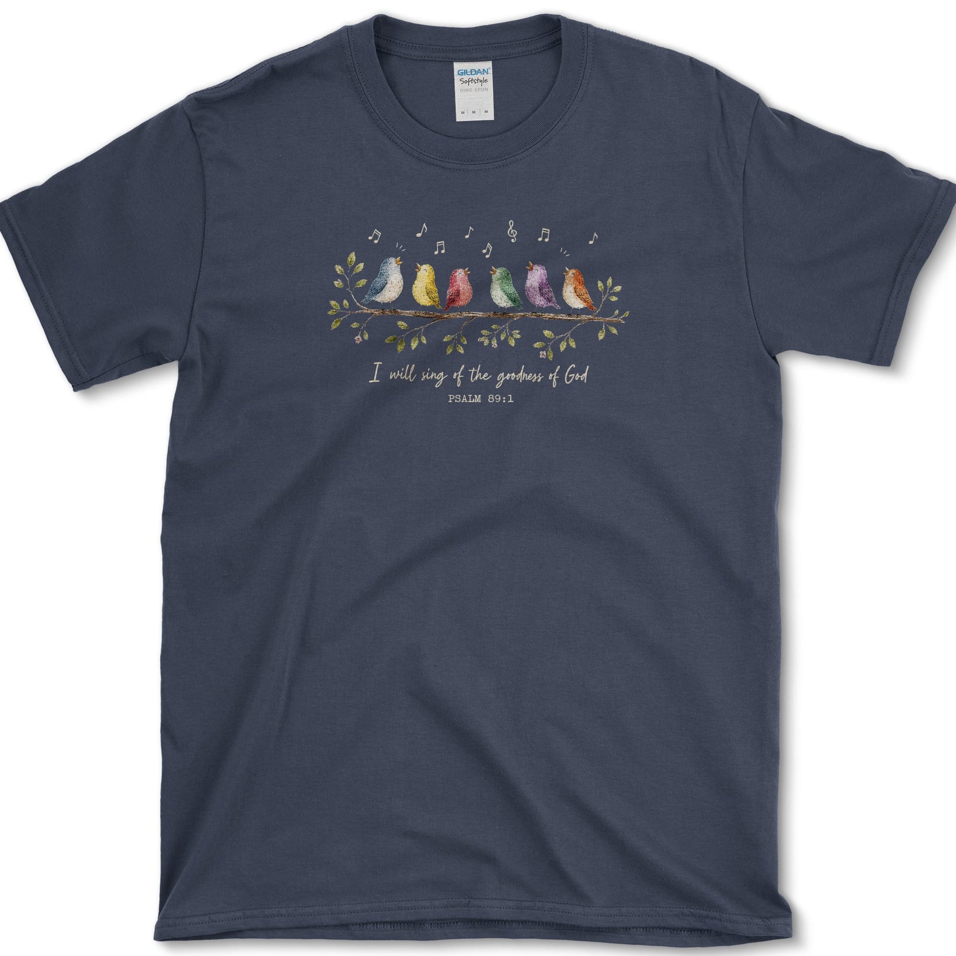 Sing of the Goodness of God T-Shirt S / Navy Essential Tees