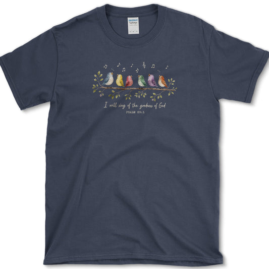 Sing of the Goodness of God T-Shirt S / Navy Essential Tees