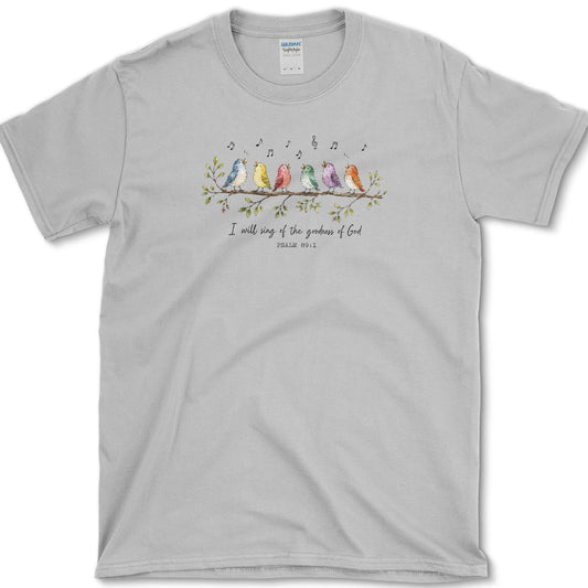 Sing of the Goodness of God T-Shirt S / Sport Grey Essential Tees