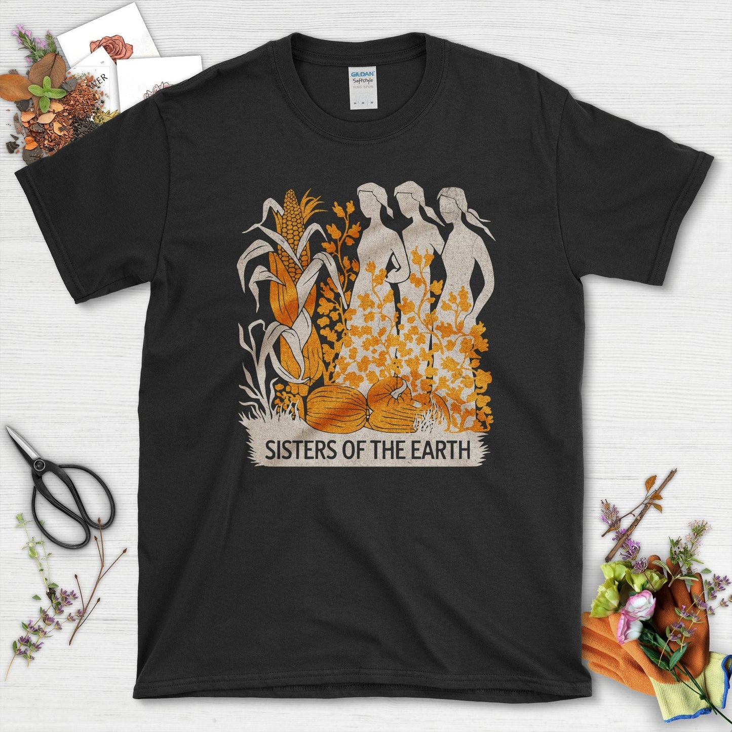 Sisters of the Earth T-Shirt T-Shirts / S / Black Physical Item