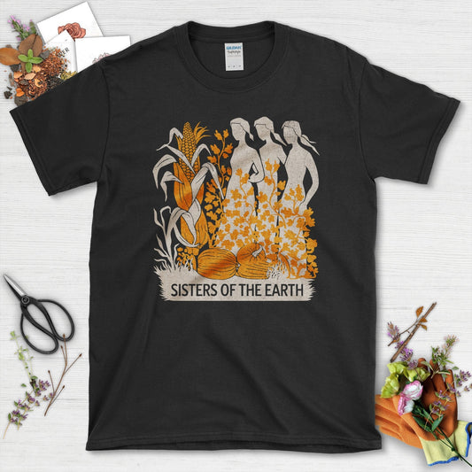 Sisters of the Earth T-Shirt T-Shirts / S / Black Physical Item