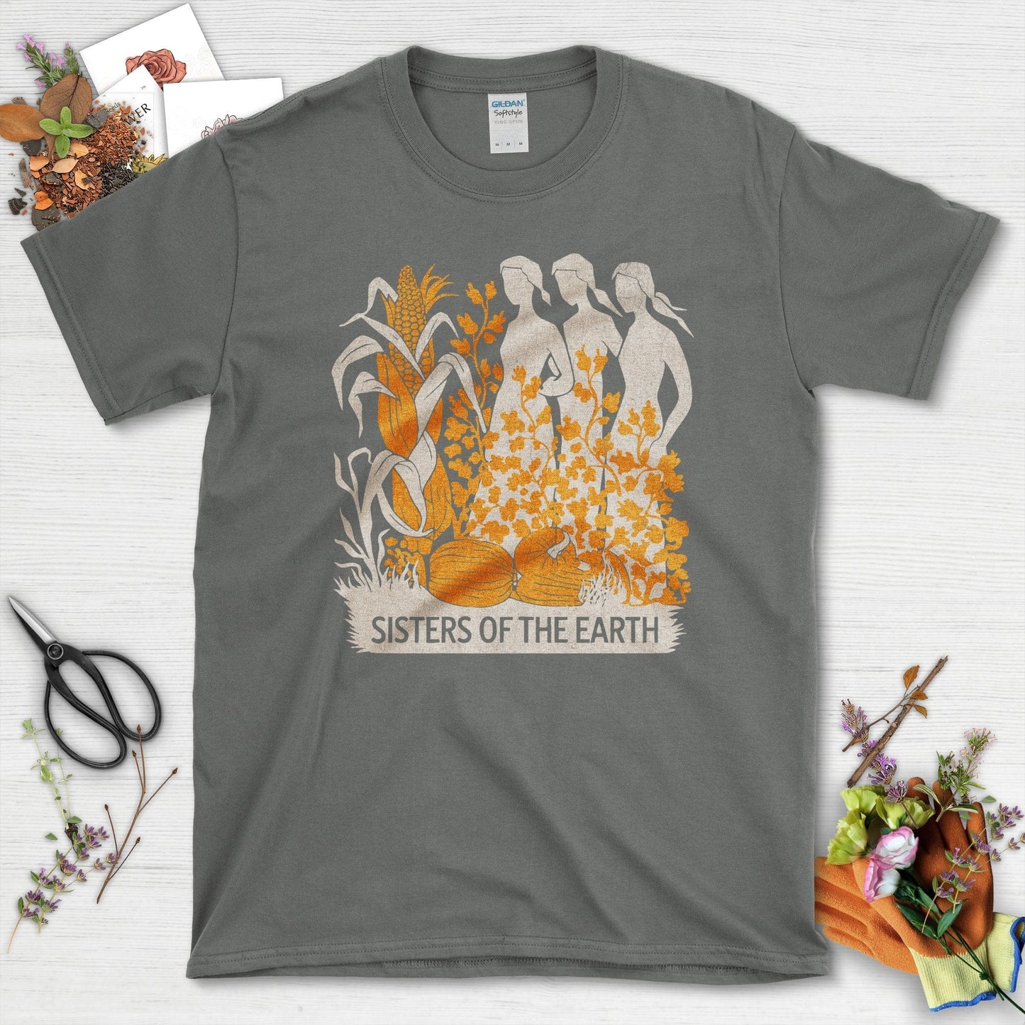 Sisters of the Earth T-Shirt T-Shirts / S / Charcoal Physical Item