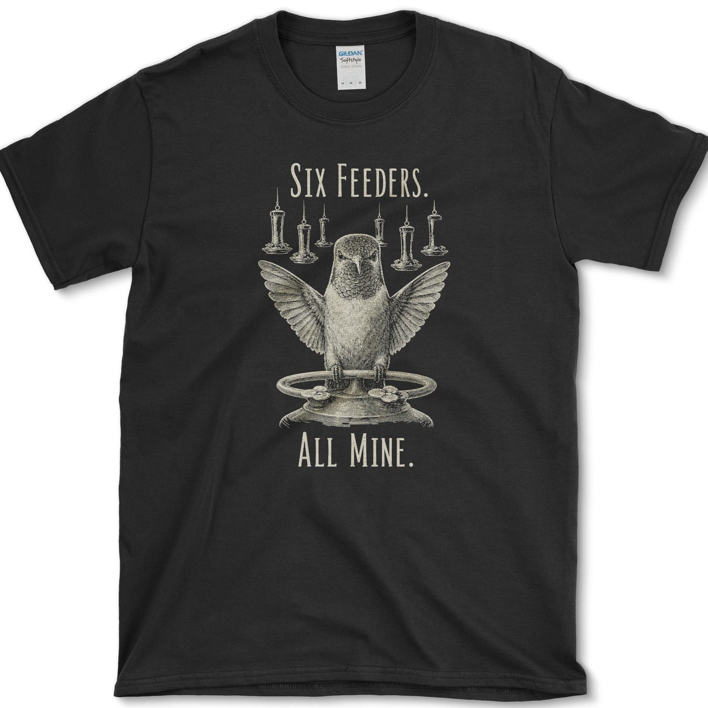 Six Feeders T-Shirt Black / S Essential Tees