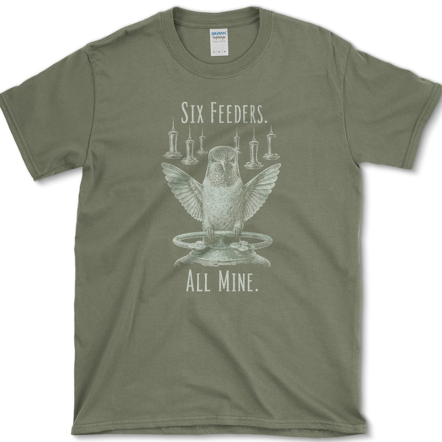 Six Feeders T-Shirt Military Green / S Essential Tees