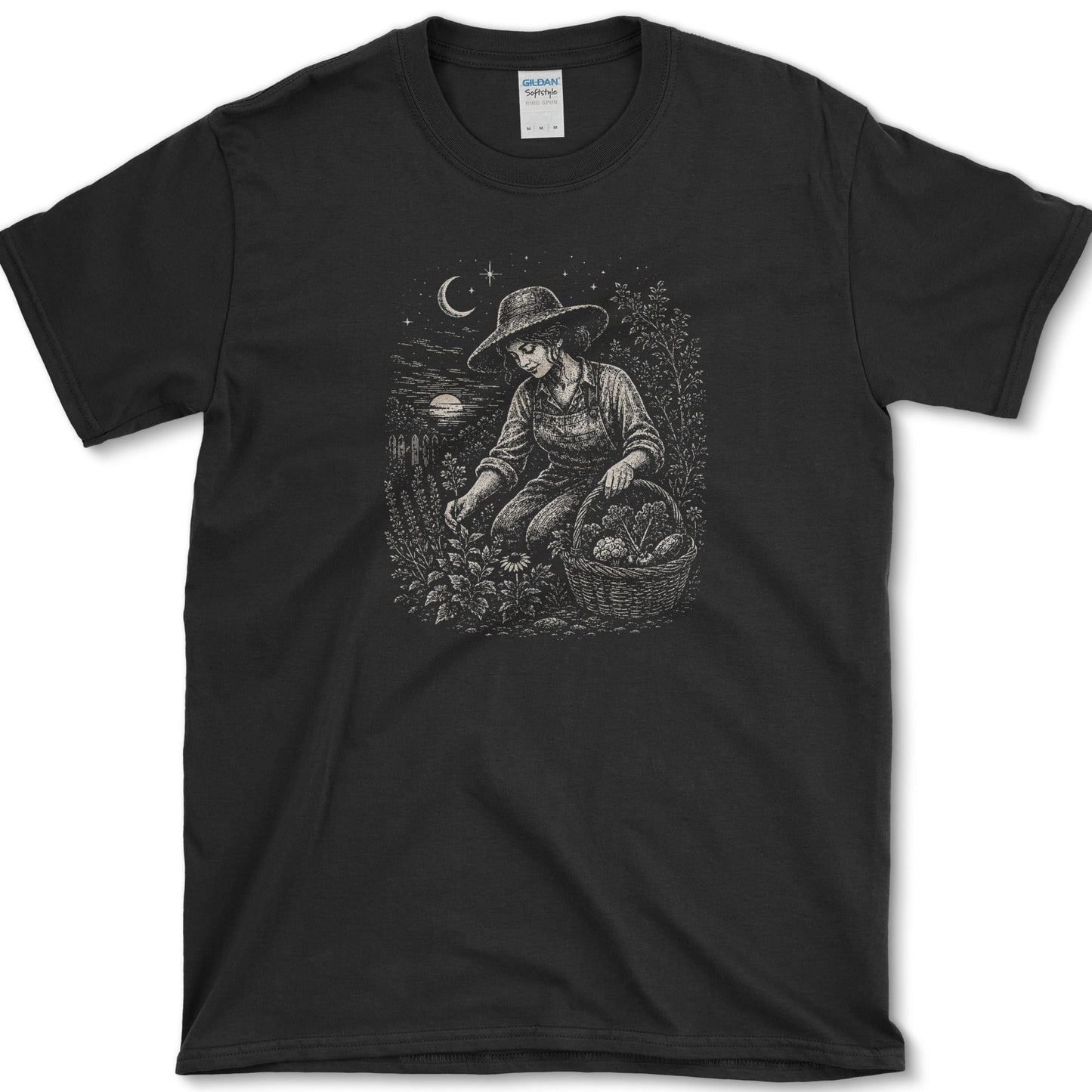Slow Gardener T-Shirt S / Black Essential Tees