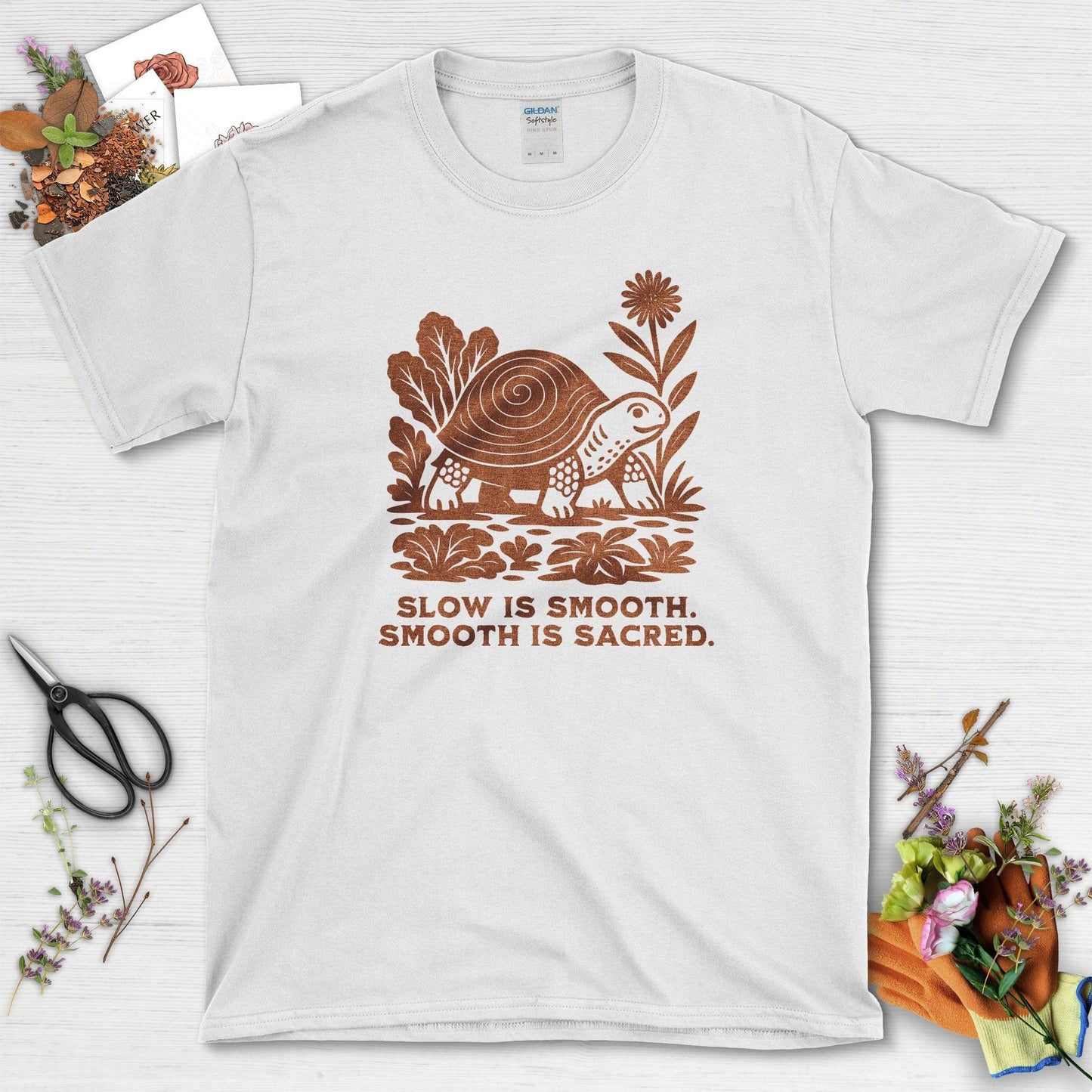 Slow is Sacred T-Shirt White / S Physical Item