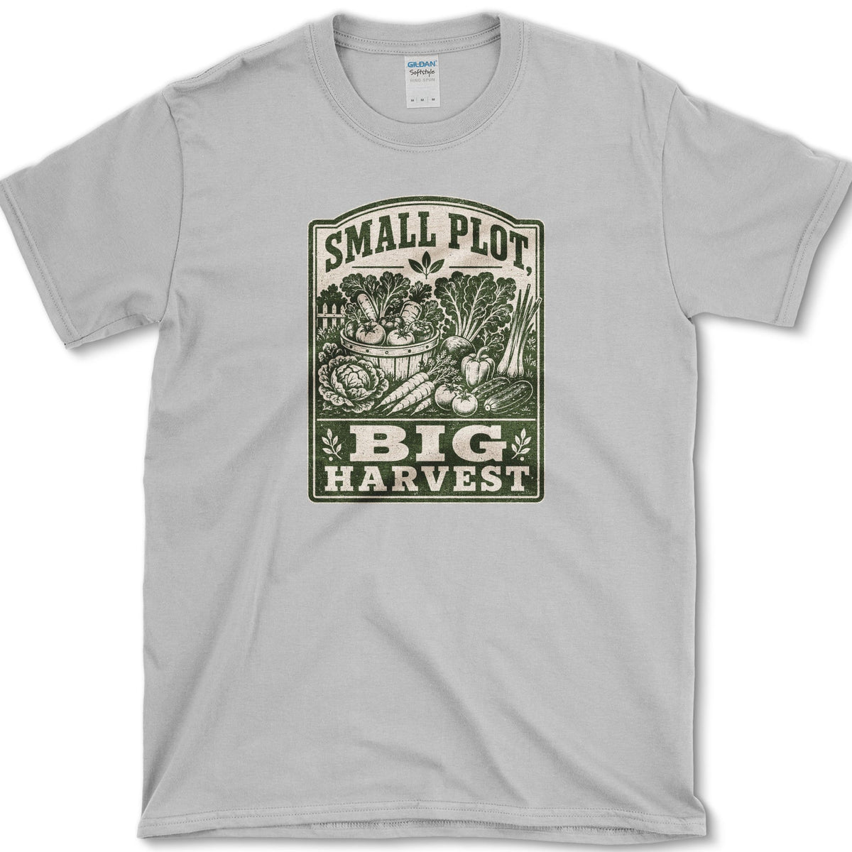 Small Plot, Big Harvest T-Shirt S / Sport Grey Essential Tees