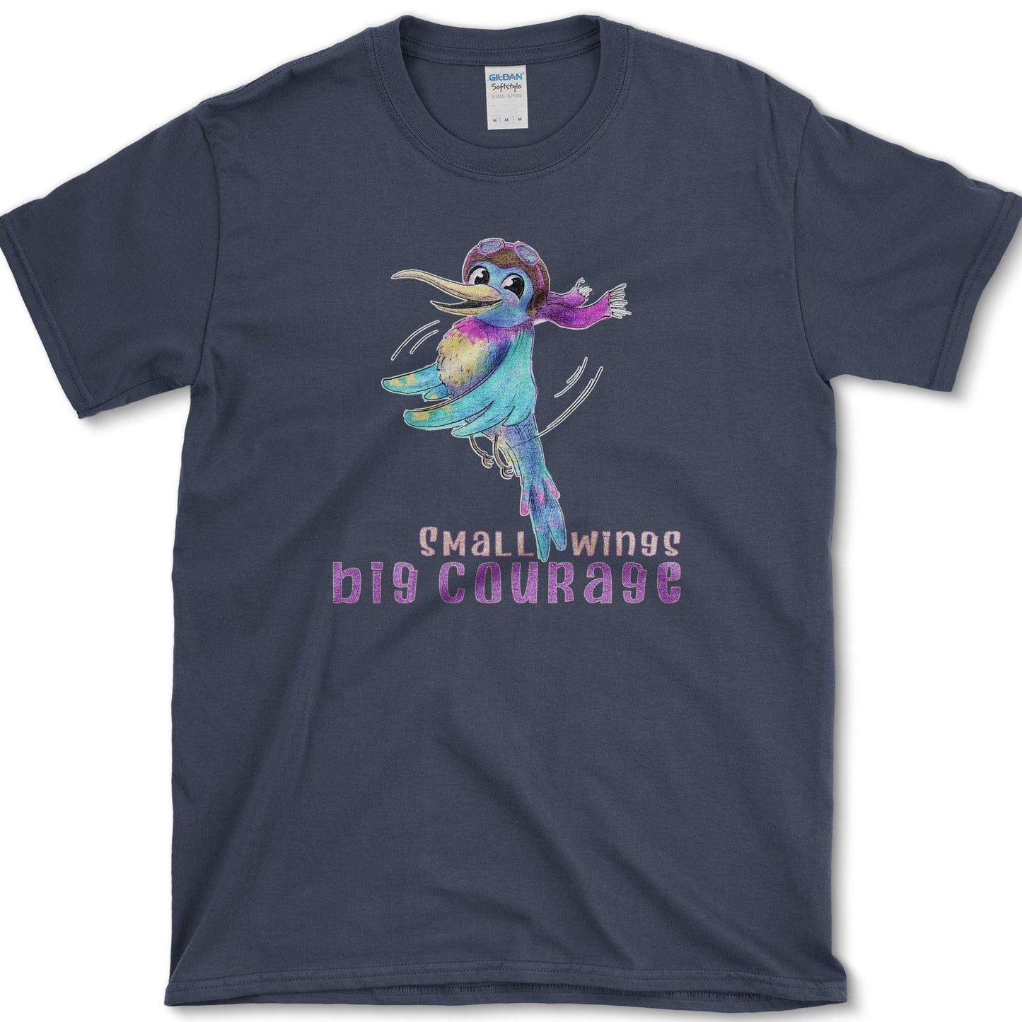 Small Wings T-Shirt Essential Tees / S / Navy Physical Item