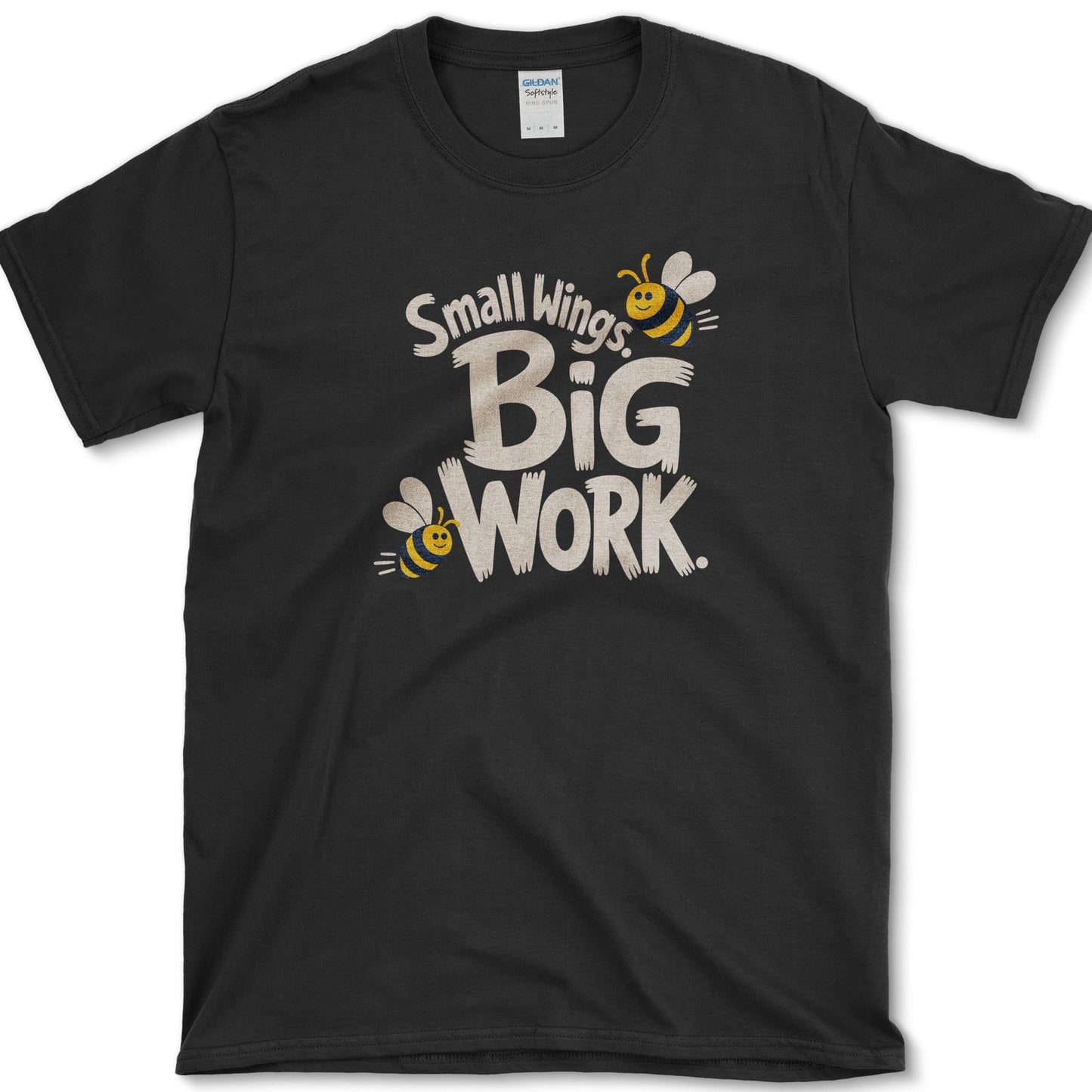 Small Wings T-Shirt S / Black Essential Tees