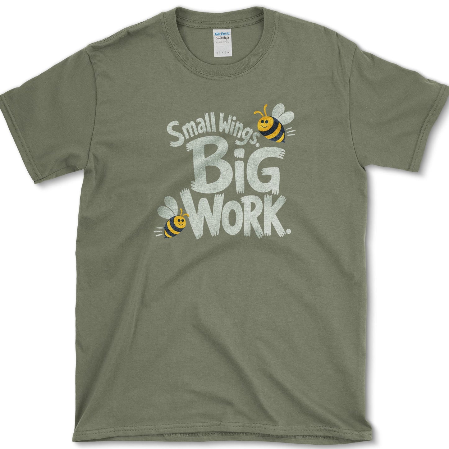 Small Wings T-Shirt S / Military Green Essential Tees