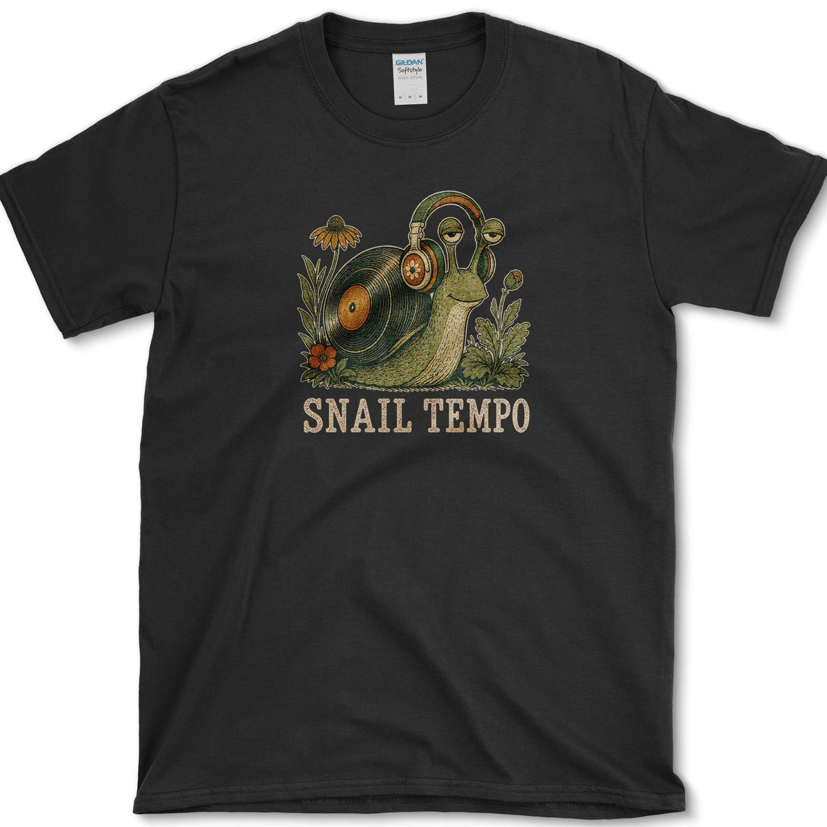 Snail Tempo T-Shirt S / Black Essential Tees