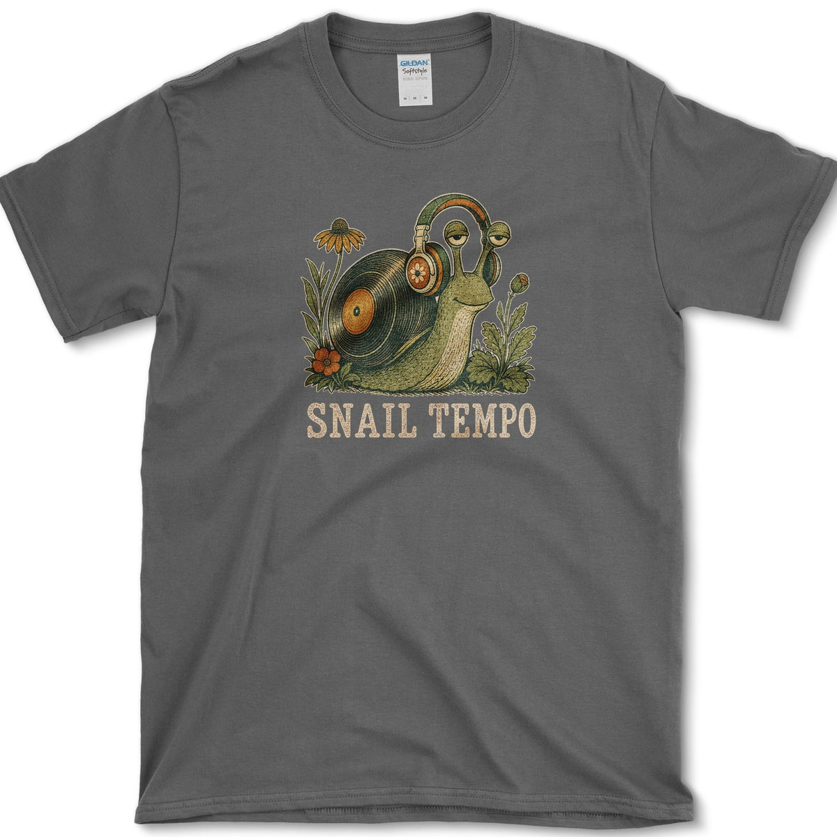 Snail Tempo T-Shirt S / Dark Heather Essential Tees