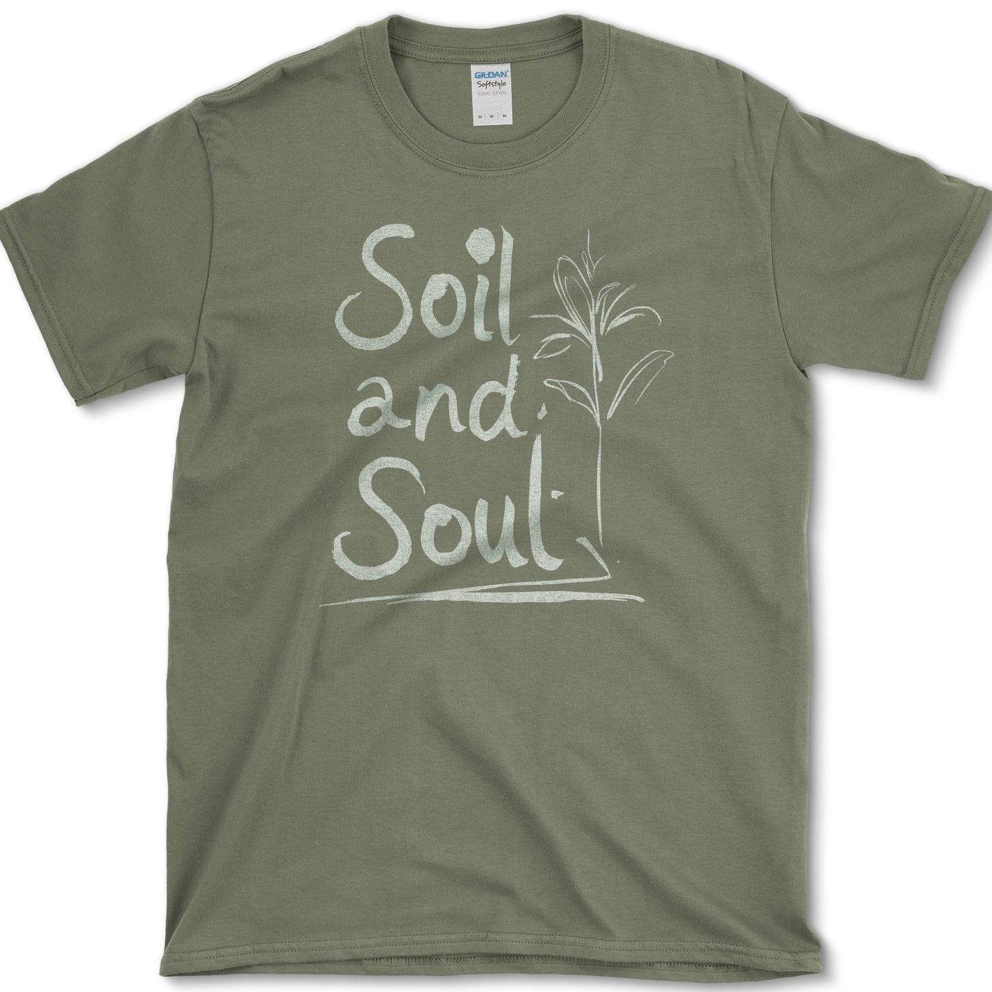 Soil and Soul T-Shirt Military Green / S Essential Tees