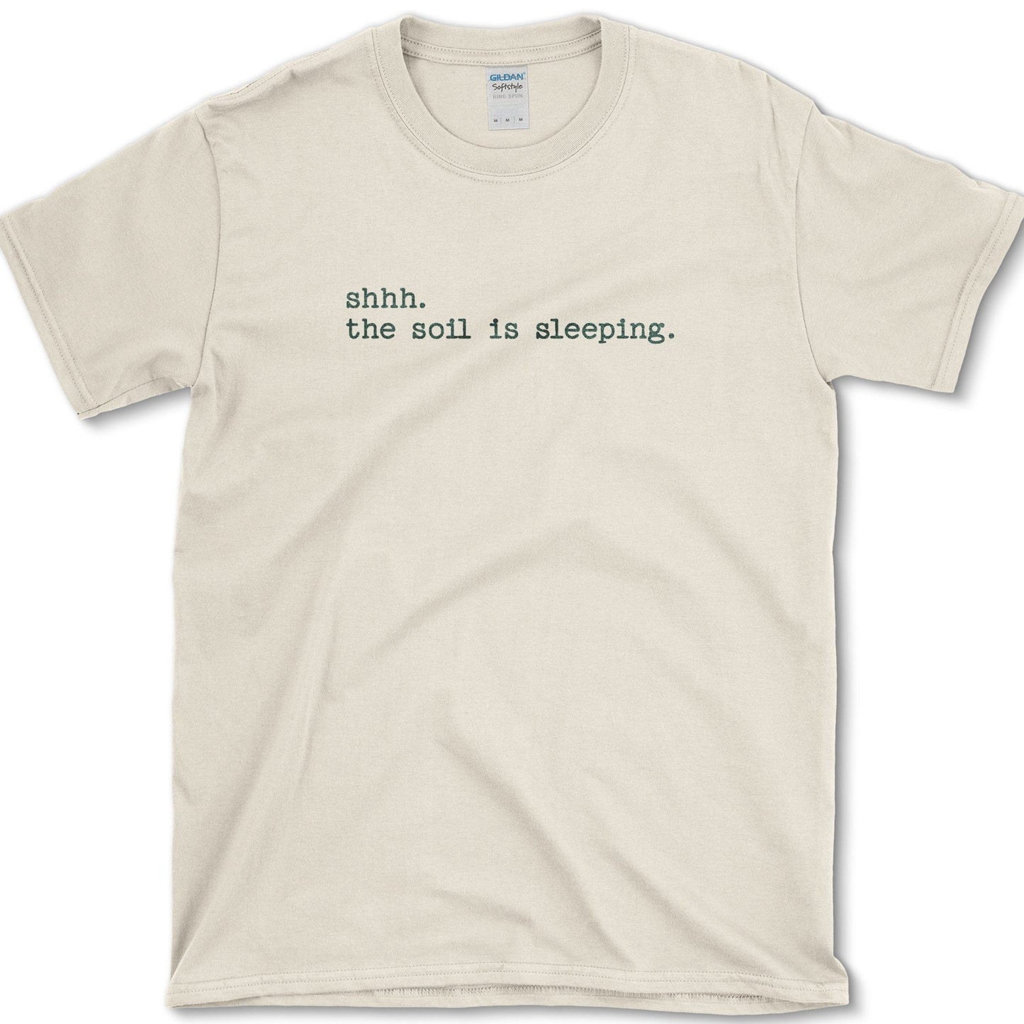 Soil is Sleeping T-Shirt Essential Tees / S / Natural Physical Item