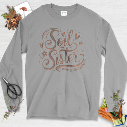 Soil Sister Garden Long Sleeve Sport Grey / S Physical Item