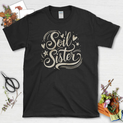 Soil Sister Garden T-Shirt Black / S T-Shirt