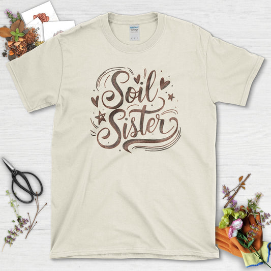 Soil Sister Garden T-Shirt Natural / S T-Shirt