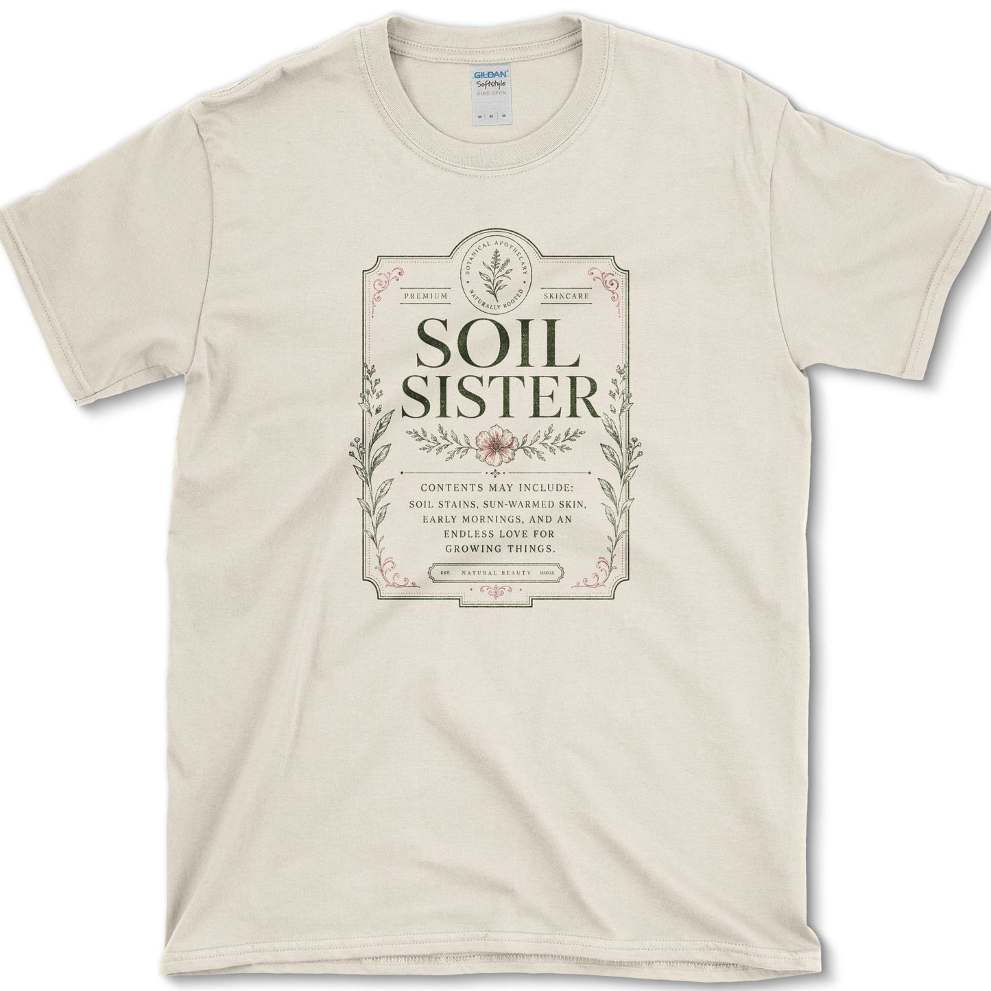 Soil Sister T-Shirt S / Natural Essential Tees