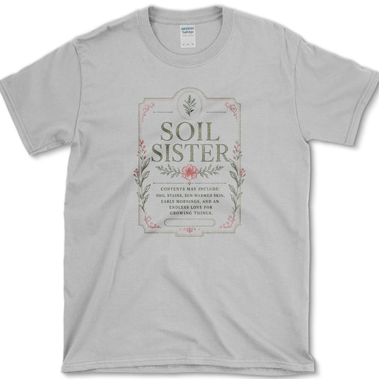 Soil Sister T-Shirt S / Sport Grey Essential Tees