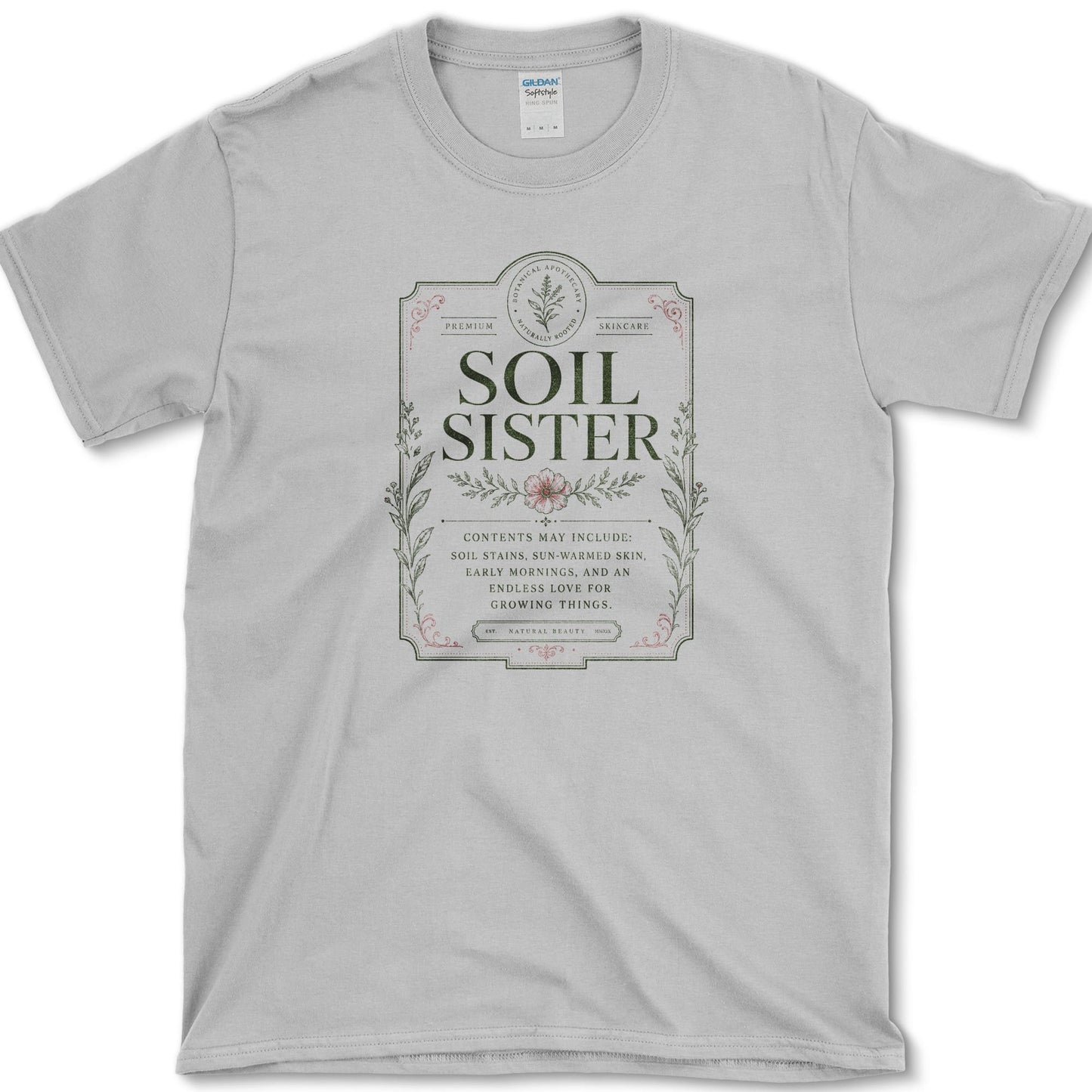 Soil Sister T-Shirt S / Sport Grey Essential Tees