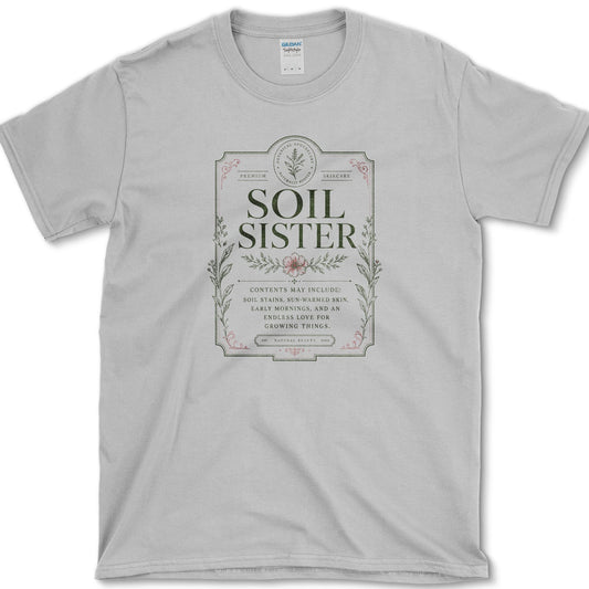 Soil Sister T-Shirt S / Sport Grey Essential Tees