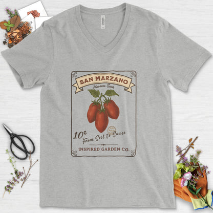 Soil to Sauce V-Neck V-Neck / S / Athletic Heather Essential V-necks