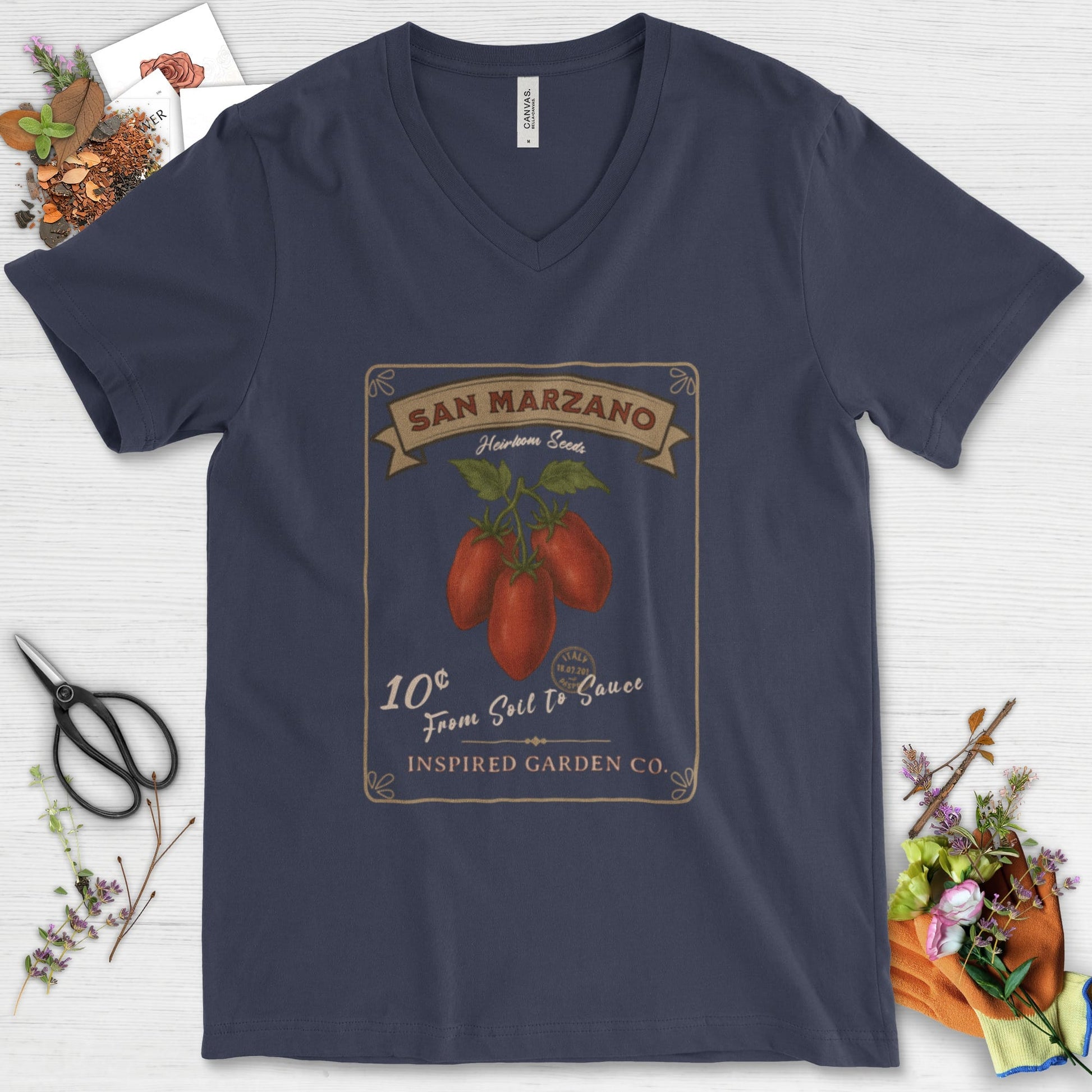Soil to Sauce V-Neck V-Neck / S / Navy Essential V-necks