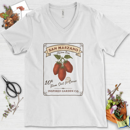 Soil to Sauce V-Neck V-Neck / S / White Essential V-necks