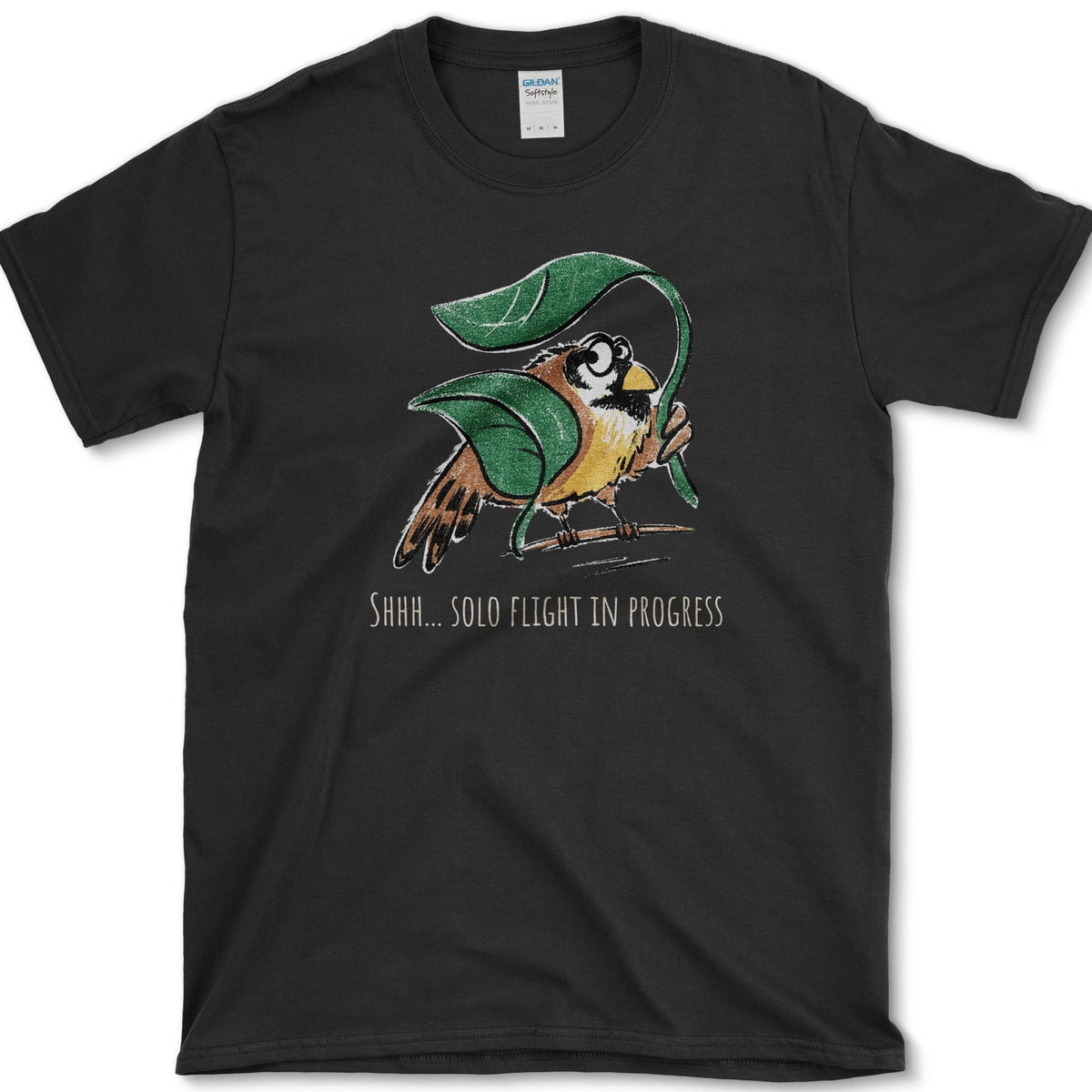 Solo Flight In Progress T-Shirt Black / S Essential Tees