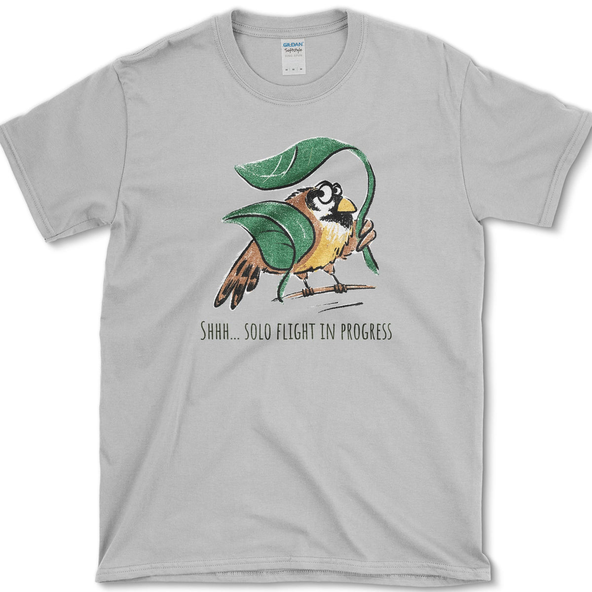 Solo Flight In Progress T-Shirt Sport Grey / S Essential Tees