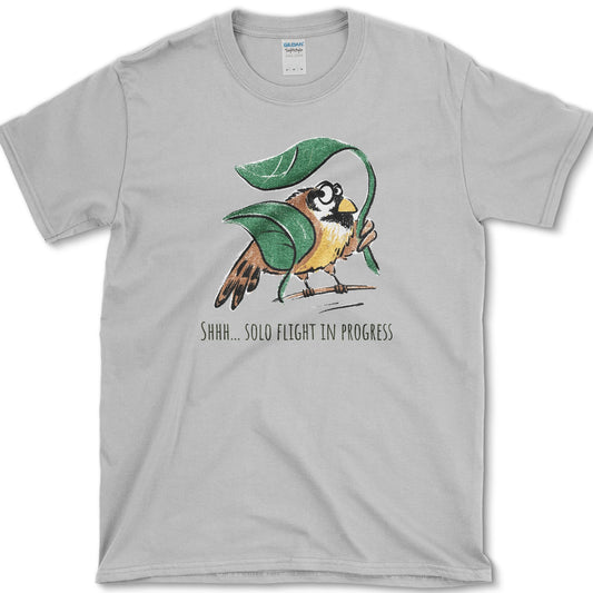 Solo Flight In Progress T-Shirt Sport Grey / S Essential Tees