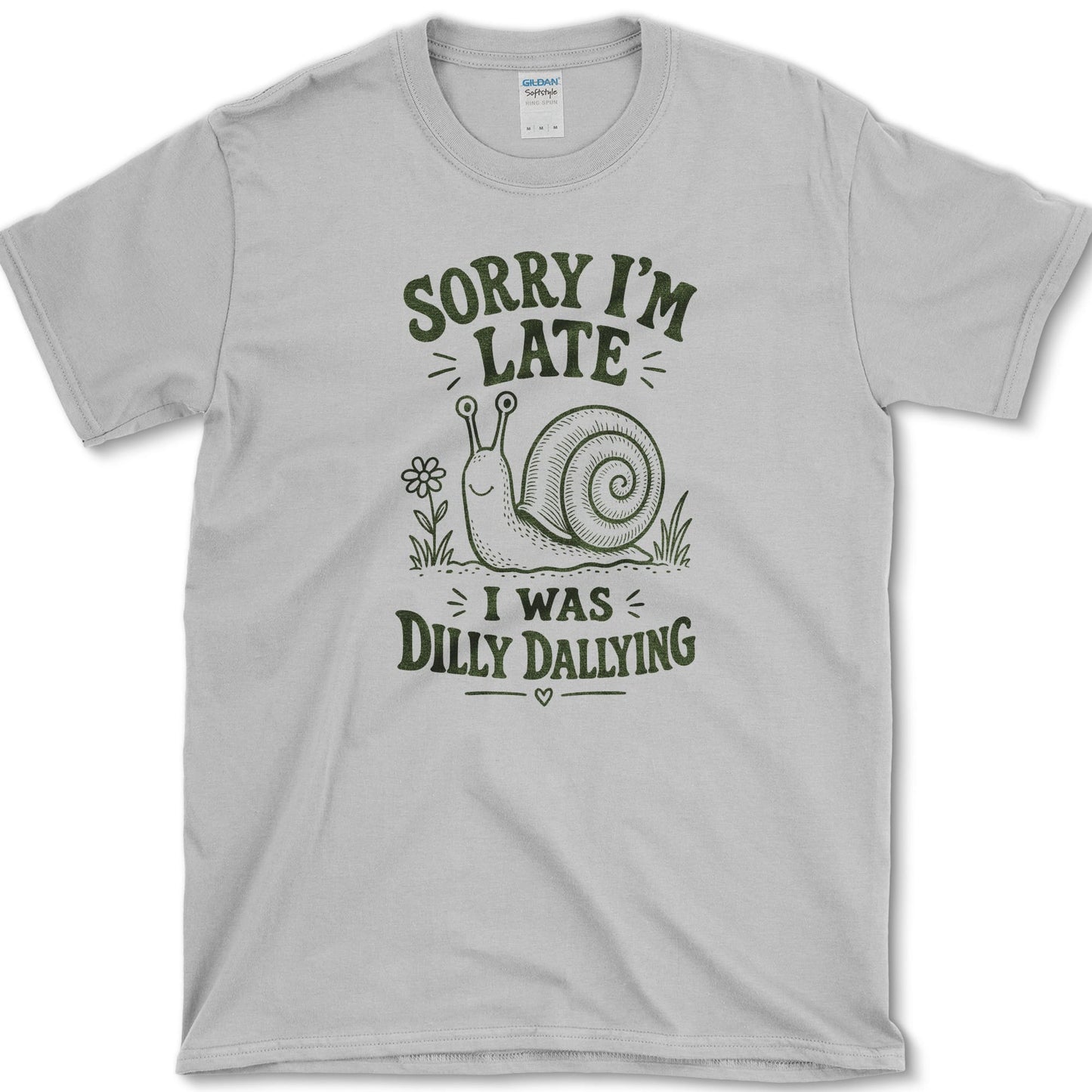 Sorry I'm Late T-Shirt Sport Grey / S Essential Tees