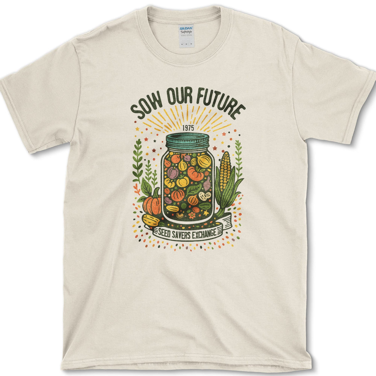 Sow Our Future T-Shirt Natural / S Essential Tees