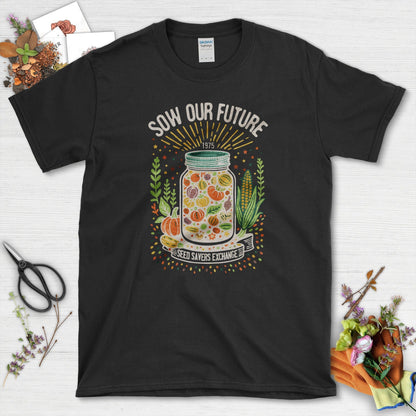 Sow Our Future T-Shirt T-Shirts / S / Black Physical Item