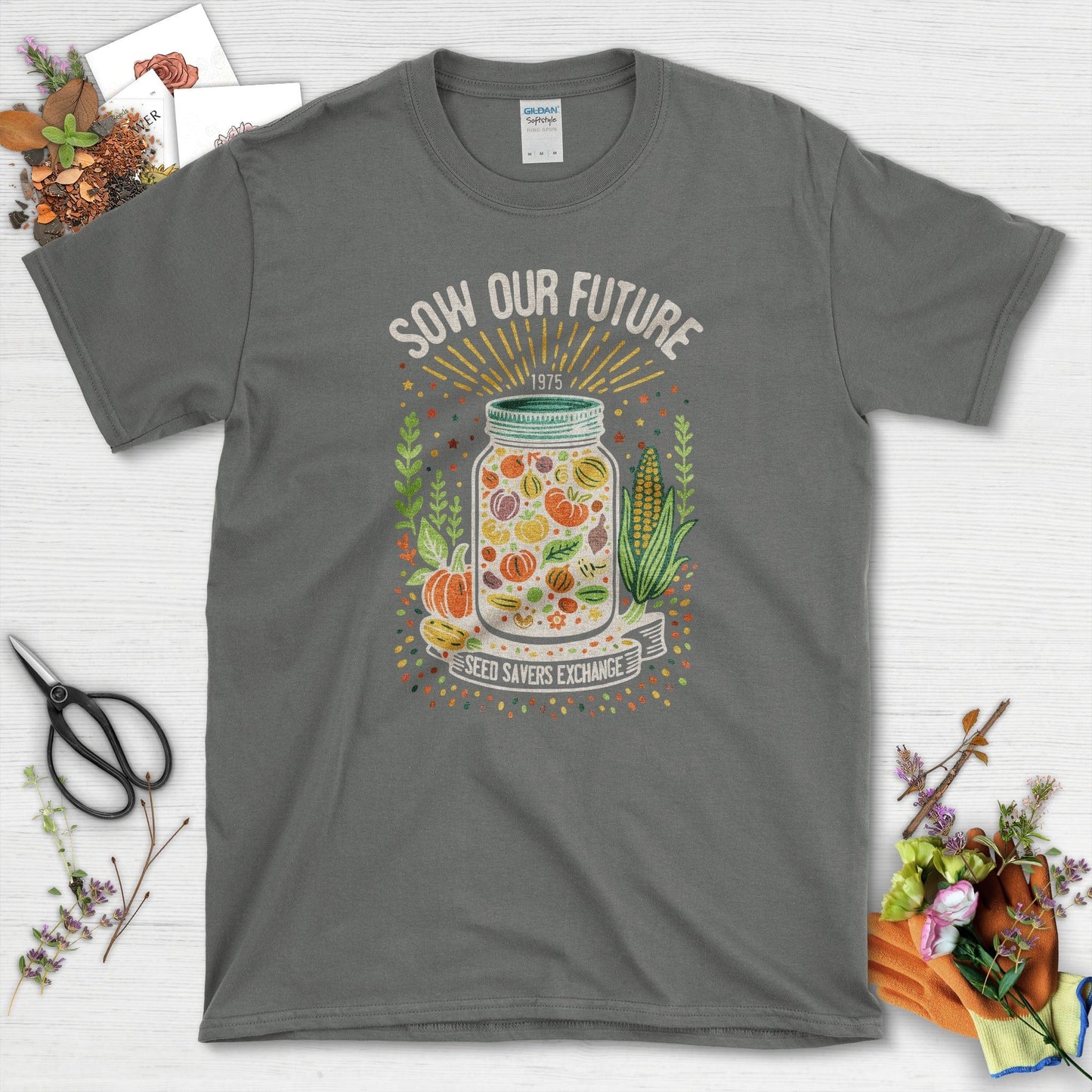 Sow Our Future T-Shirt T-Shirts / S / Charcoal Physical Item