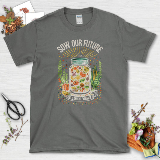 Sow Our Future T-Shirt T-Shirts / S / Charcoal Physical Item