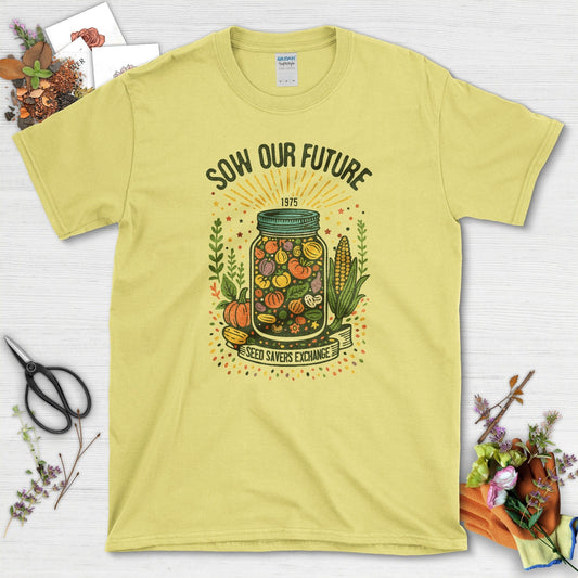 Sow Our Future T-Shirt T-Shirts / S / Cornsilk Physical Item