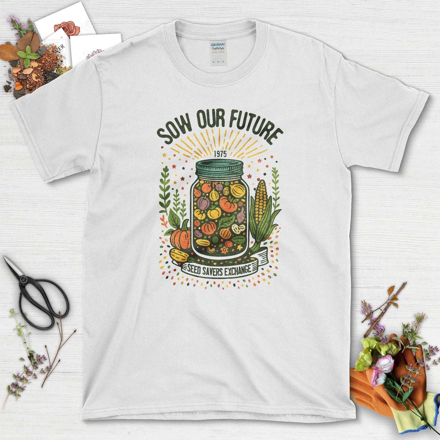 Sow Our Future T-Shirt T-Shirts / S / White Physical Item
