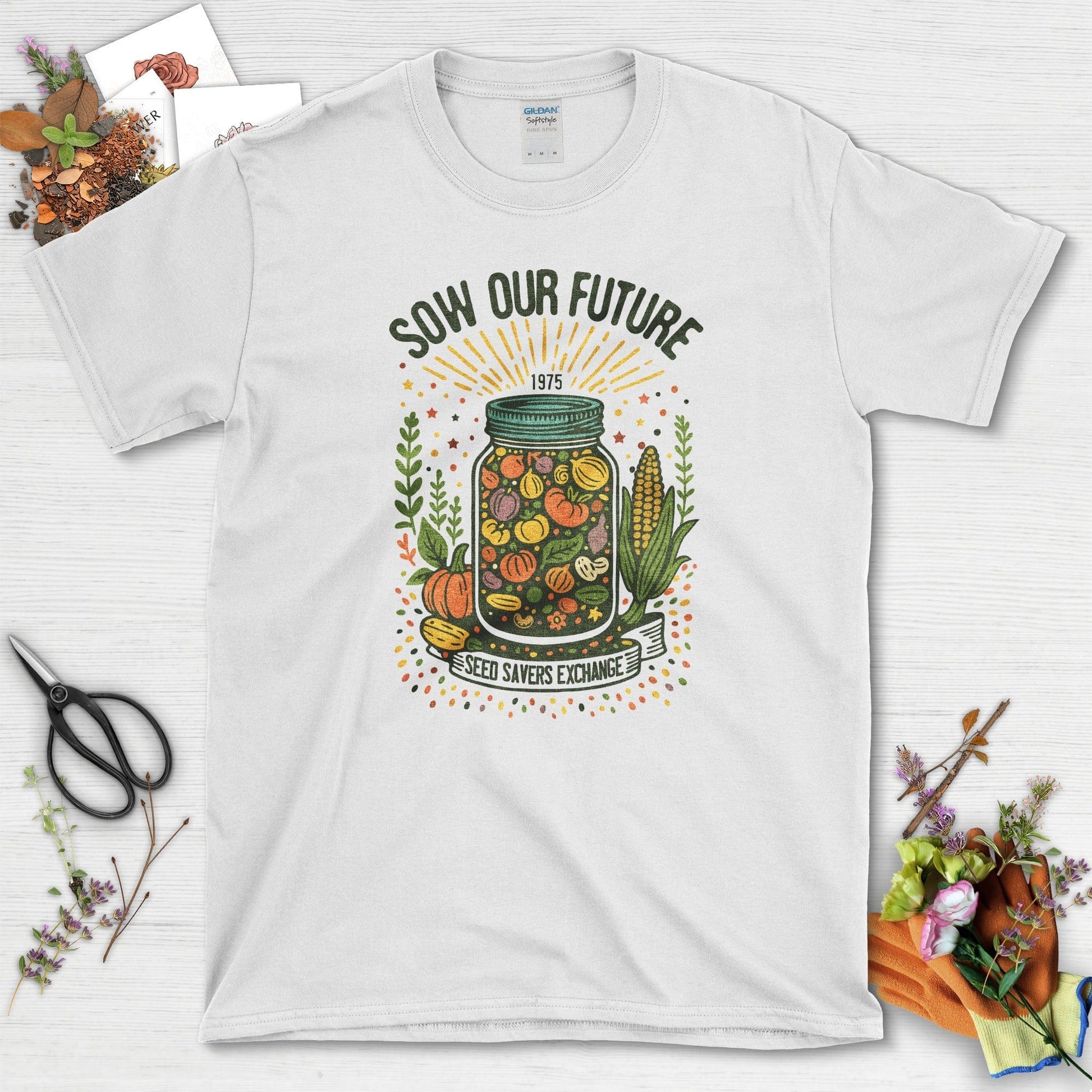 Sow Our Future T-Shirt T-Shirts / S / White Physical Item