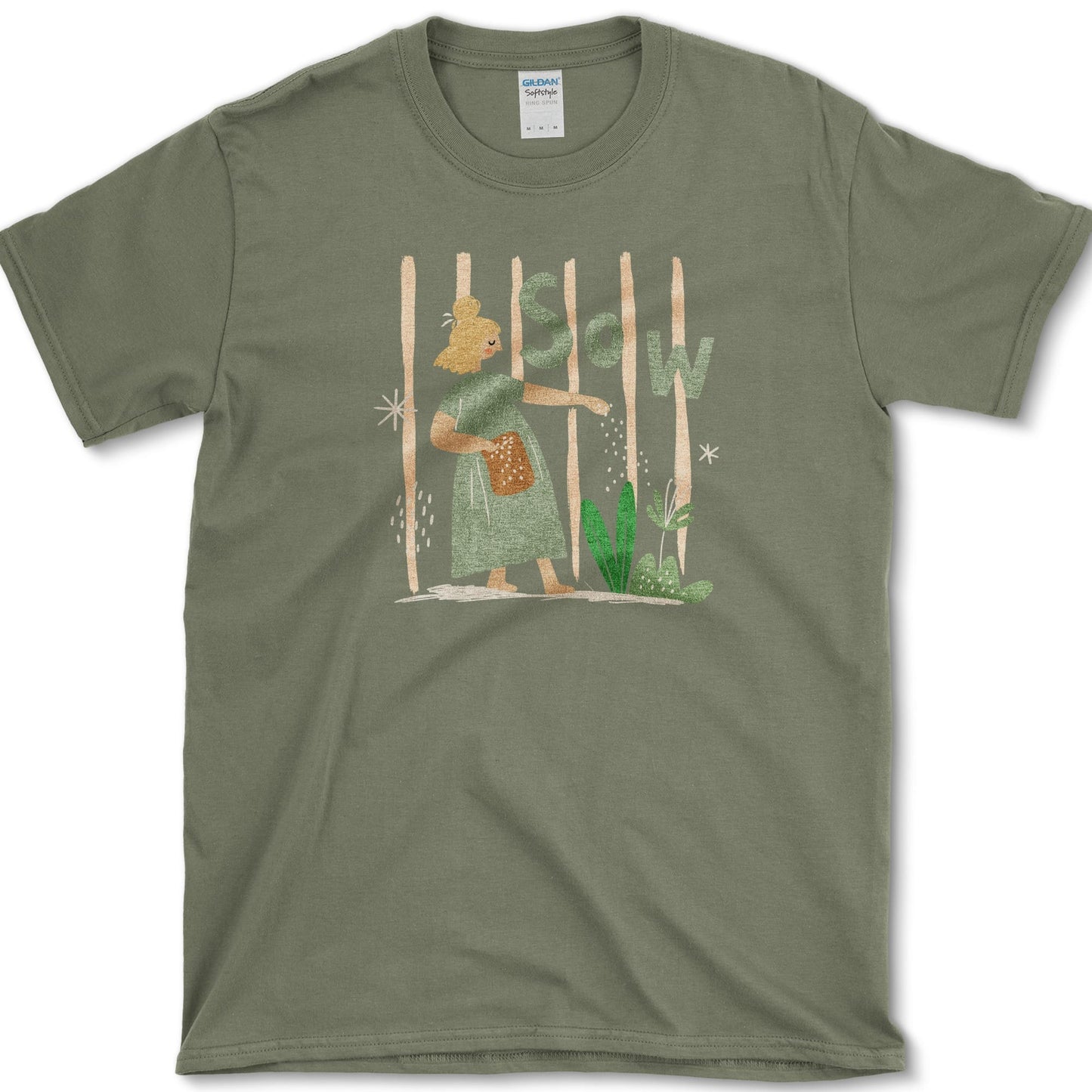 Sow T-Shirt Military Green / S Essential Tees
