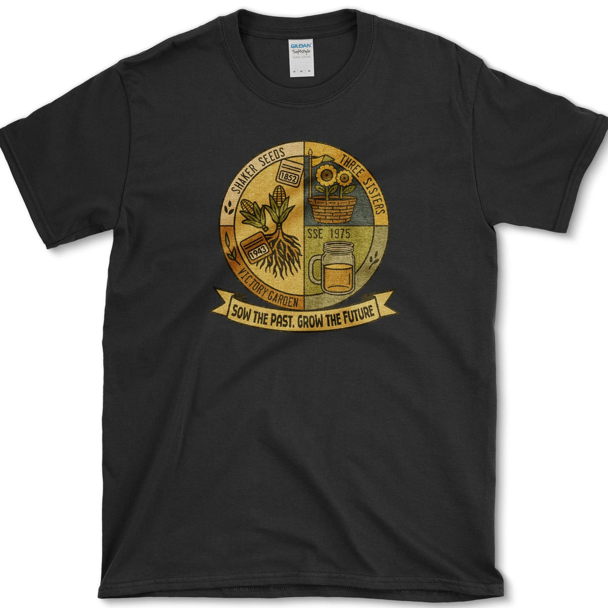 Sow the Past T-Shirt Black / S Essential Tees