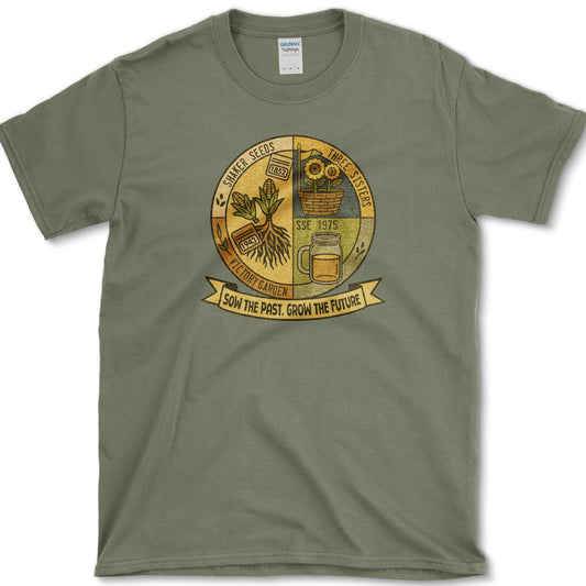 Sow the Past T-Shirt Military Green / S Essential Tees