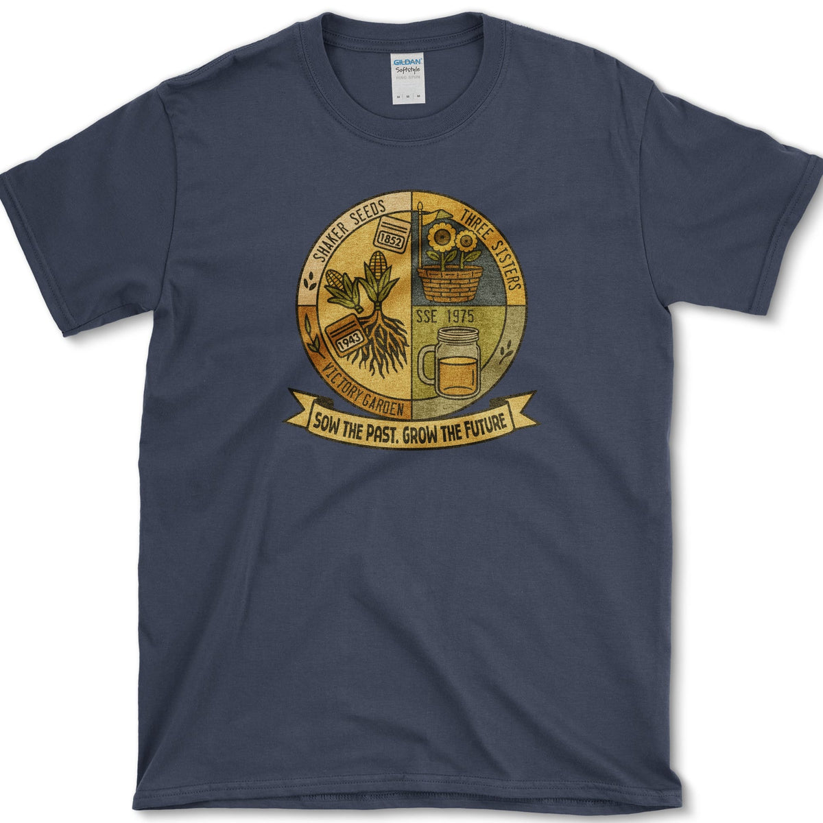 Sow the Past T-Shirt Navy / S Essential Tees