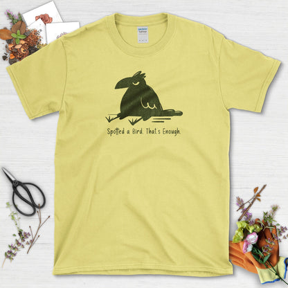 Spotted Bird, That's Enough T-Shirt T-Shirts / S / Cornsilk Physical Item