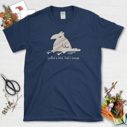 Spotted Bird, That's Enough T-Shirt T-Shirts / S / Navy Physical Item